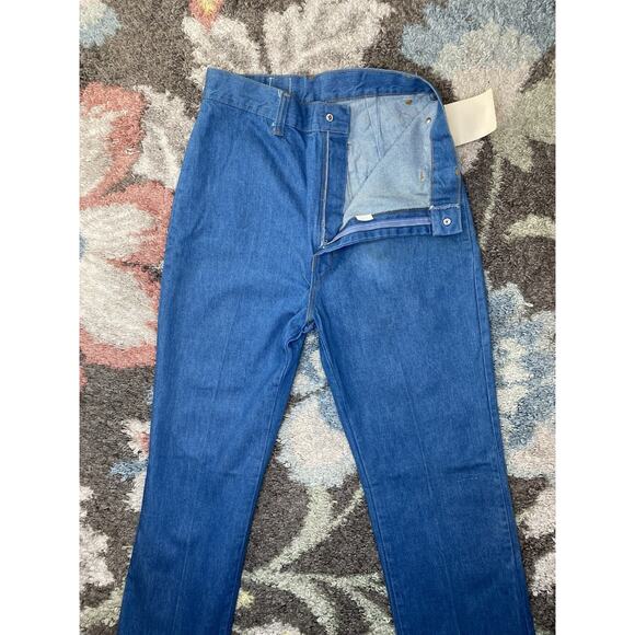 VINTAGE 70's Jeans Rumble Seats By Wilkins Pants 28" Waist NEW WITH TAGS & FLAWS - Picture 2 of 16